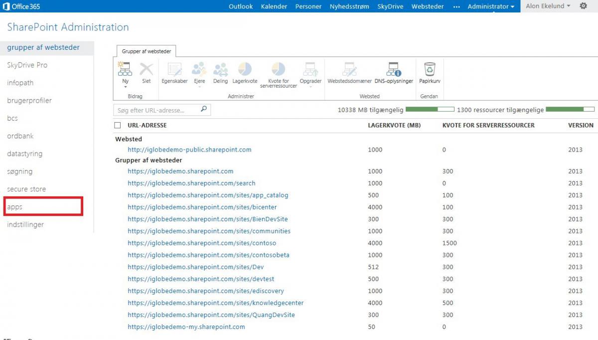 4.1 ADD APP IN APP CATALOG SITE iGlobe CRM Office 365
